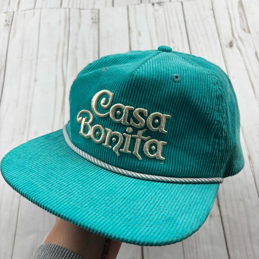 Casa Bonita Blue Turquoise Corduroy Hat